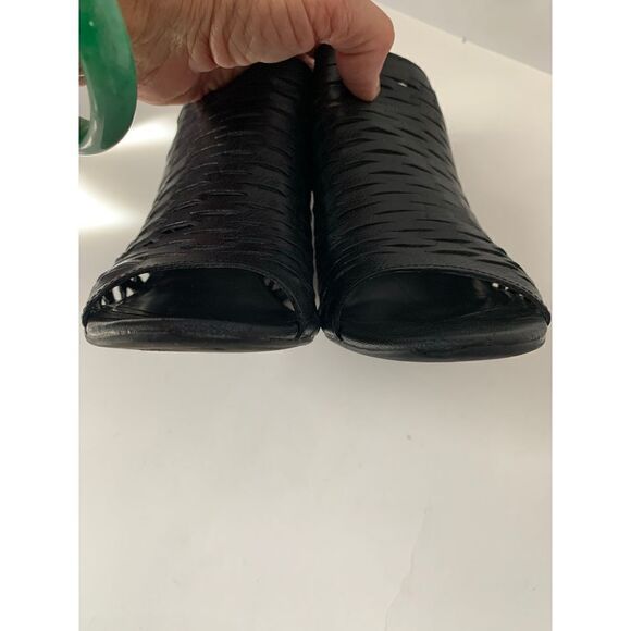 Franco Sarto Black Peep toe booties - Picture 8 of 13